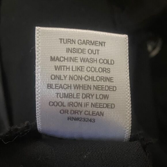 New York & Co 7th Avenue Black Skinny Stretchy Pants Women's Size 4 Bottom Slit - Picture 11 of 11